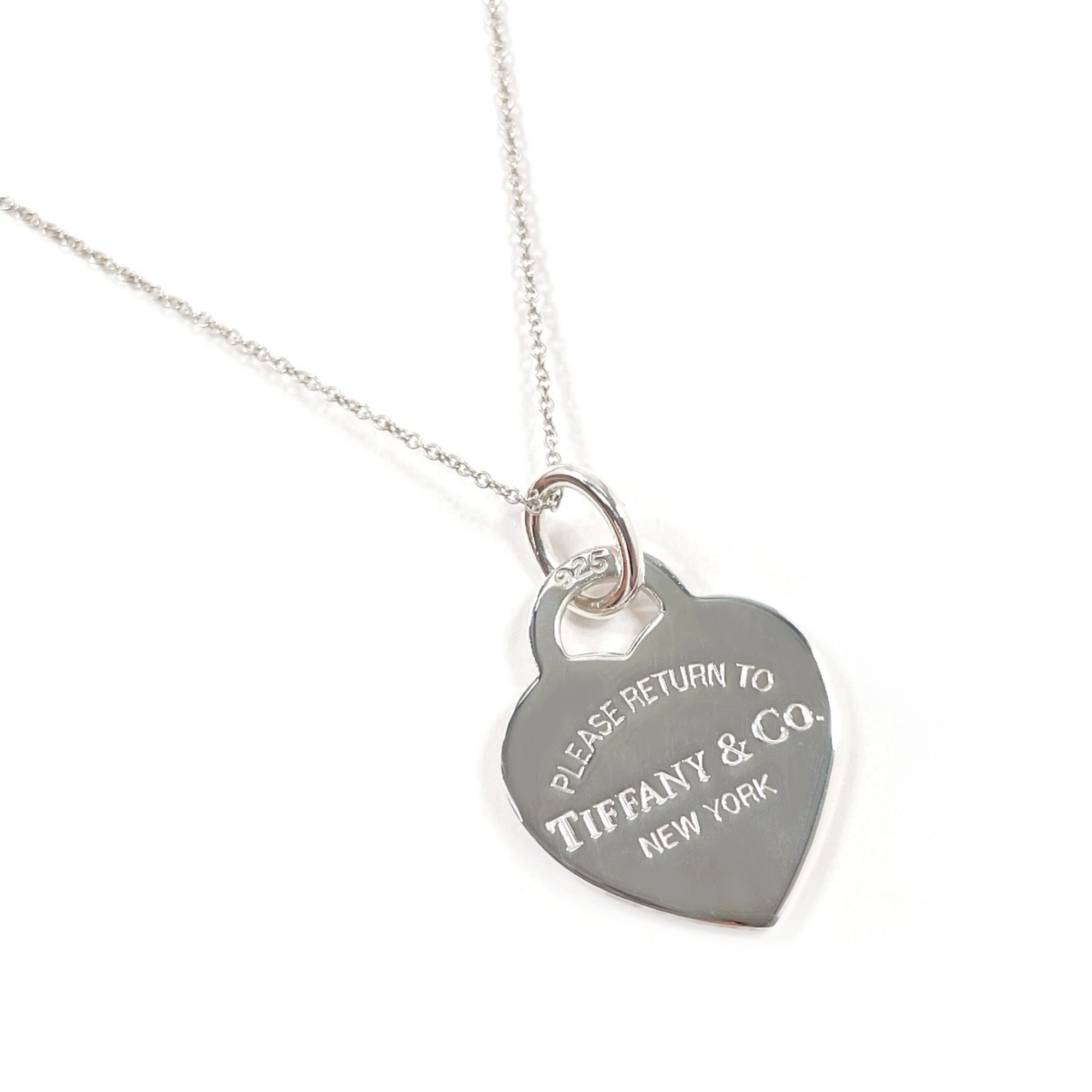 Tiffany&Co. Tiffany Heart Tag Return To Silver Necklace, Sterling 925, Women's